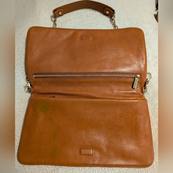 Tory Burch Brown Leather Shoulder Bag In Good Condition Normal Wear On Leather - Picture 5 of 10